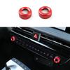 2PCS Aluminum Alloy Air Conditioner Knob Ring For Kia Sportage –2025 Kia EV6 –2024 Kia Carnival –2024 Accessories