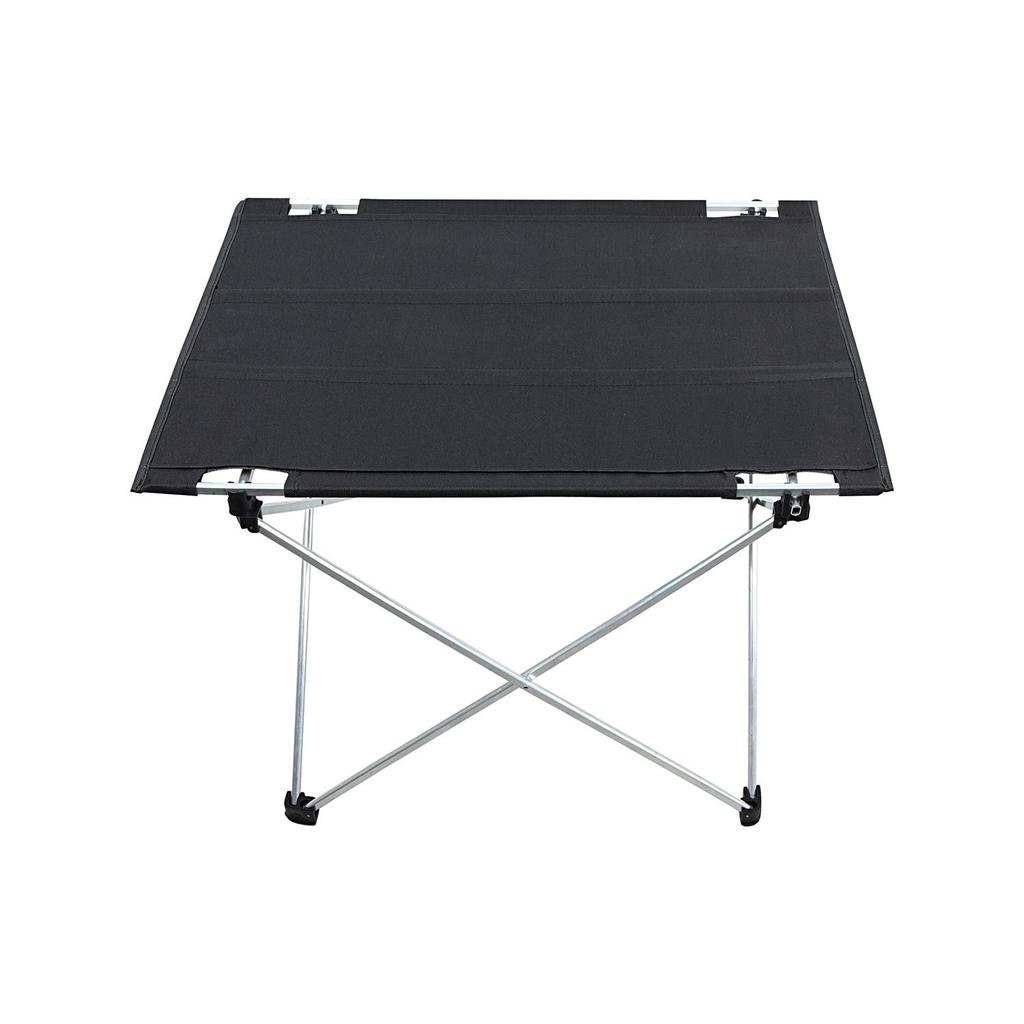 Foldable Fabric Camping and Picnic Table, Black, Large Size, 73 X 55 X 48 Cm