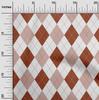 oneOone Хлопчатобумажная гибкая коричневая ткань в клетку Argyle Diy Одежда для квилтинга Ткань с принтом в ярдах 40 дюймов