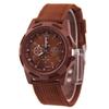 Men  Quartz Watch Nylon Watches Canvas Strap Casual Sports Wristwatch