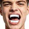 Realistic Look Teeth Grillz Glossy Teeth Caps Jewelry Grillz Set  Street