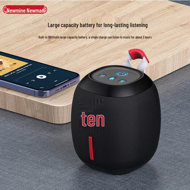 Портативная Bluetooth-колонка Newmine BT86, штекер CN (адаптер в комплекте) (Китайская версия)
