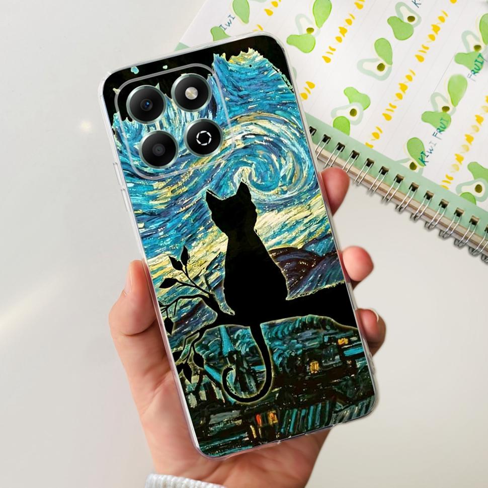 Чехол для телефона для Honor X6b Чехол Мягкий ТПУ Защитный корпус для телефона для Honor X6 X6b Задняя крышка HonorX6b HonorX6 Чехол Мультяшный