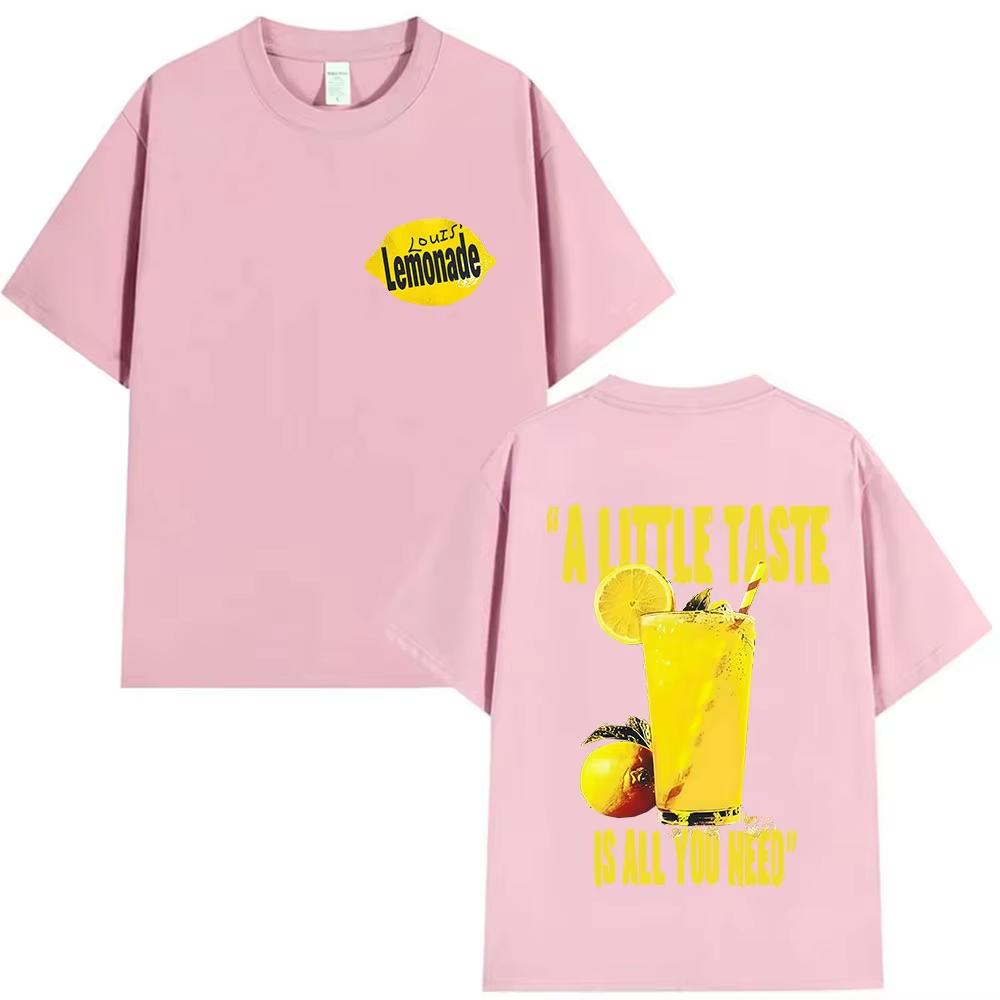 2025 Summer Louis Tomlinson Lemonade A Little Taste Is All You Need New Album Men Women Oversized Cotton Breathable Tshirt