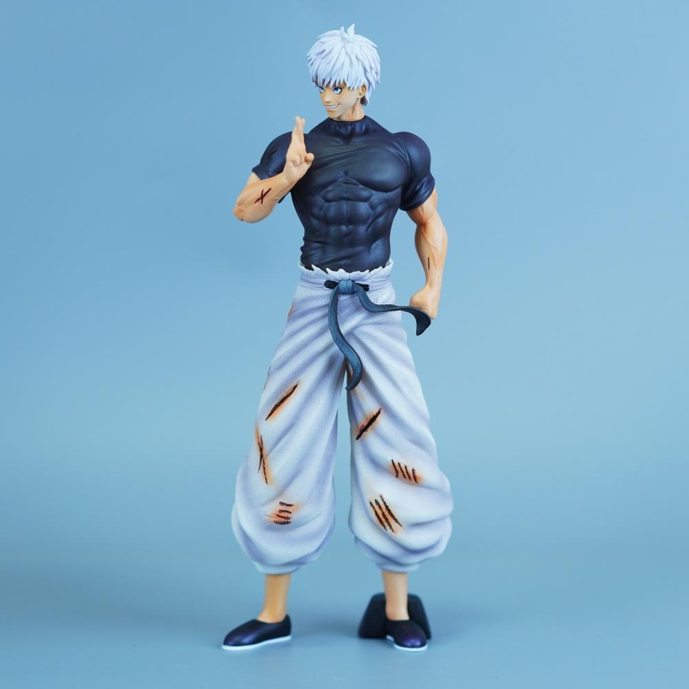 23,5 см / 9,25 дюйма Аниме Jujutsu Kaisen Фигурка Годзё Сатору Экшн-фигурки ПВХ Статуэтка Настольное украшение Коллекция Модель Игрушки Подарки Подвижная Сочлененная Масштаб