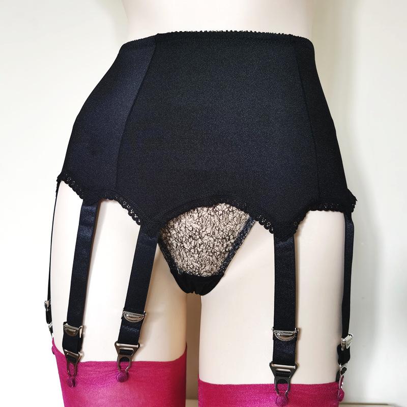 Hot Sales Polyester Mesh 6-claw Buckle Non-slip Garter Belt Thigh Garters Garter Belt Sexy
