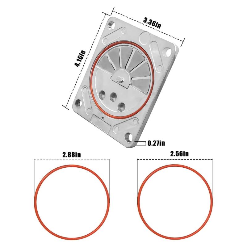 Пластина компрессора 889119 ZAC0032 DAC-280 AC0032 для воздушных компрессоров Craftsman Сборочная пластина