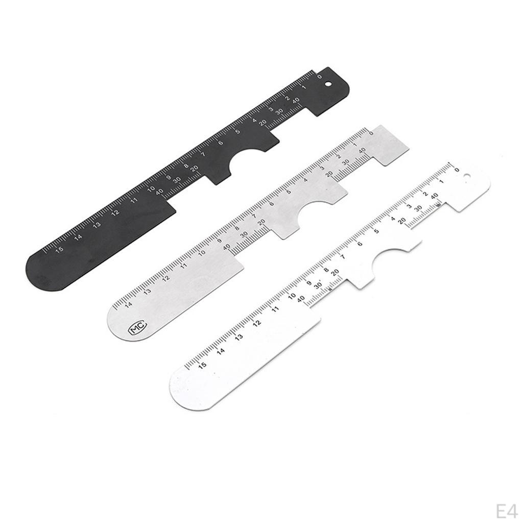 Stainless Steel PD Ruler Pupil Distance Ophthalmic Tool