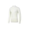 Solid Color Letter Embroidery Round Neck Fleece Long Sleeve Sweatshirt Women Sweatshirt Vanilla-White 162240709-5