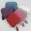 Tassel Zipper Travel Jewelry Case Flannel Jewelry Storage Pouch  for Rings, Bracelets, & Bangles