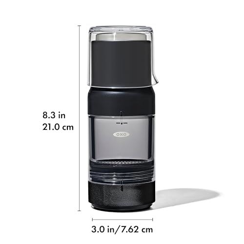 OXO Quick ConcentrateMaker — легкий и портативный прибор, который готовит 4 чашки за раз за 5 минут