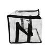 Multifunctional Toy Doll Storage Bag Household Large Capacity Portable Waterproof Book Sorting Organizer PVC Foldable Transparent Basket