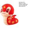 Chinese Style Snake Doll Plush Toy Soft Stuffed Animal for Kids Cute Home Decor Year of The Snake Symbol Wealth Attracting Companion