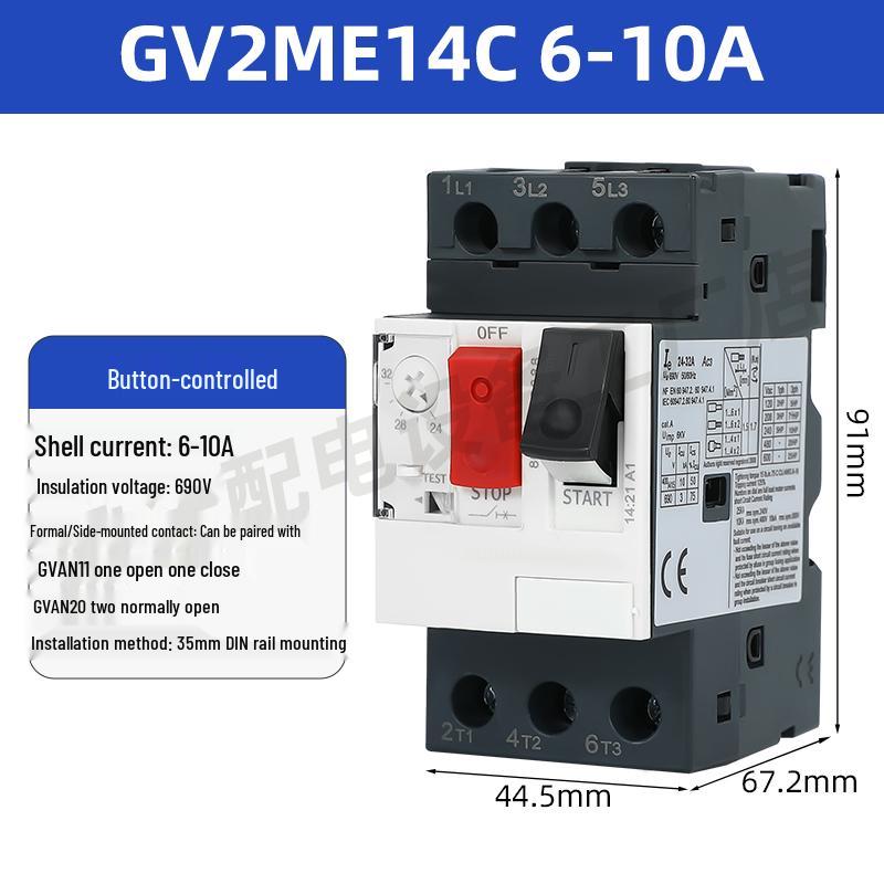 Three-Phase Motor Protection Circuit Breaker & Overload Starter