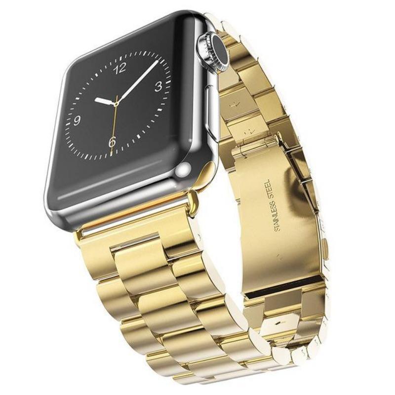 Классический металлический ремешок Iwatch для Apple Watch Band 304 из нержавеющей стали для серий Iwatch 1 2 3 4 5 6 7 8 SE Бесплатный инструмент для регулировки