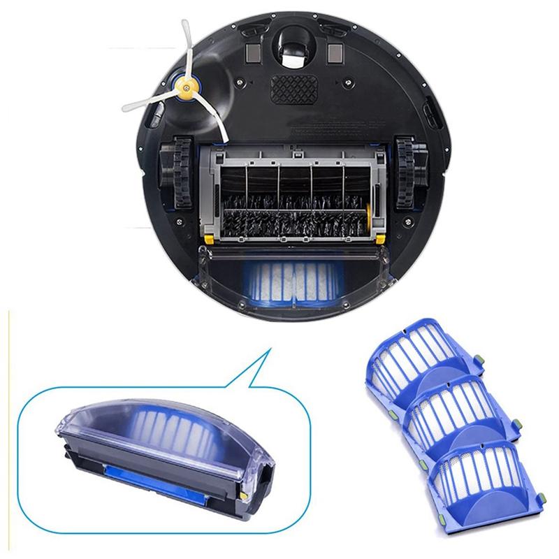 Сменные аксессуары Фильтр для Irobot Roomba 600 Series 605 610 614 615 616 620 625 630 Пылесос-пылесос с насадкой-щеткой