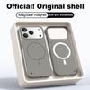 Безрамочный однотонный магнитный чехол для iPhone 17 Air 16 15 14 13 12 11 Pro Max Plus 16E Для Magsafe Жесткая задняя крышка из поликарбоната с матовым покрытием