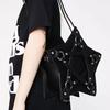 Dark Gothic Pentagram Shoulder Bag Unisex Punk Designer Casual Totes Women Retro Handbag Gifts Black
