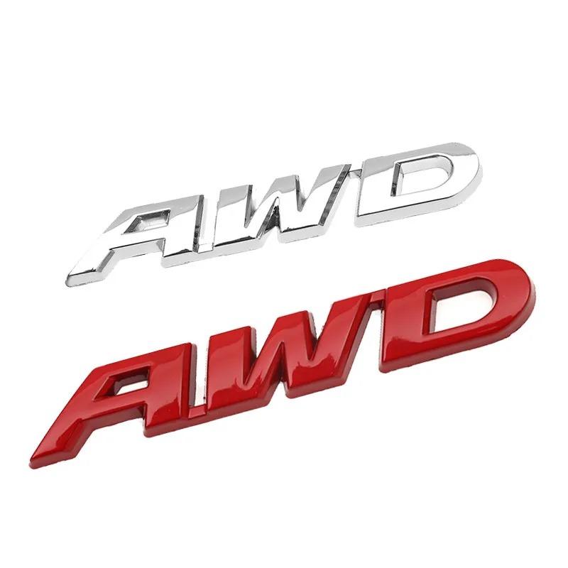 3D Металлическая наклейка-эмблема AWD 4WD Значок Декаль Логотип Для VW Toyota RAV4 Honda Civic CRV Ford Buick Opel GMC Mazda SUV Внедорожник