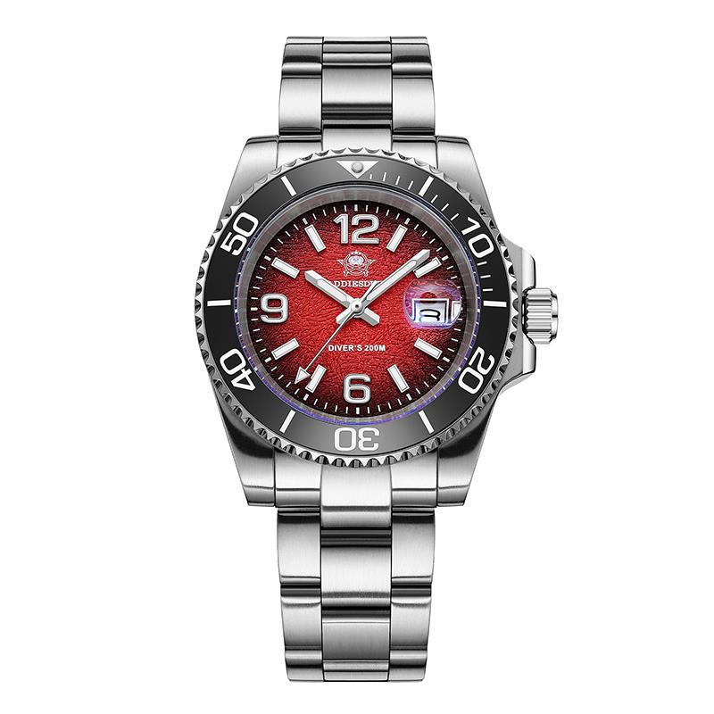ADDIESDIVE Ceramic Bezel Colorful Dial Quartz Watches 41mm AD2513 Reloj Hombre 200m Waterproof BGW9 Luminous Diver Watch For Men