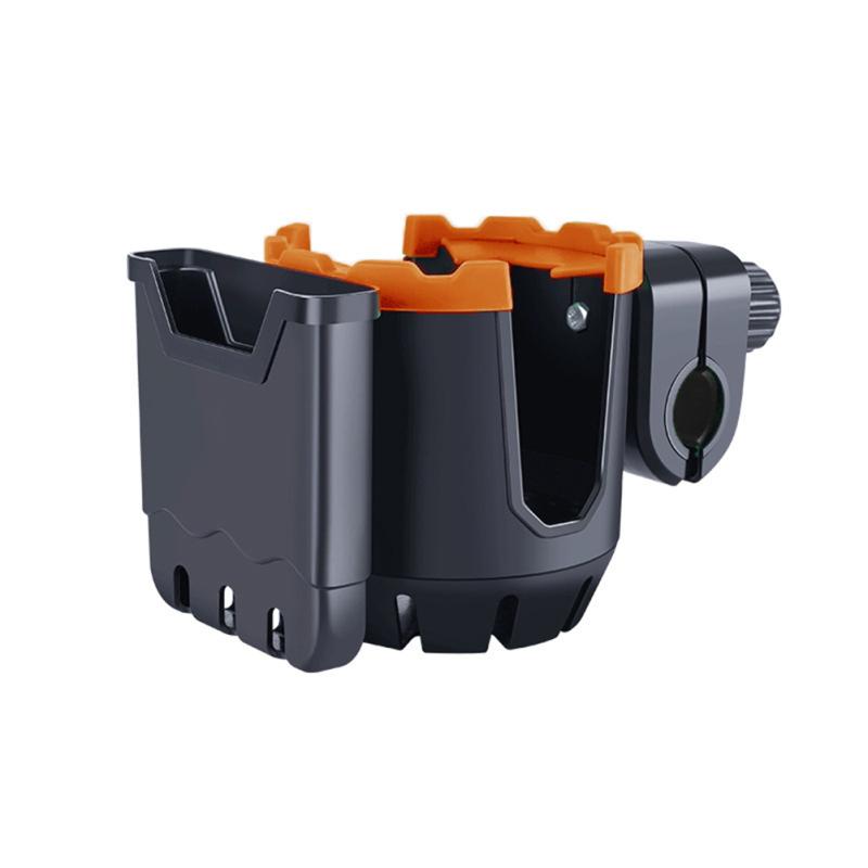 2-in-1 Bicycle Water Bottle Holder Phone Holder Multifunctional 360 Degree Rotation Water Cup