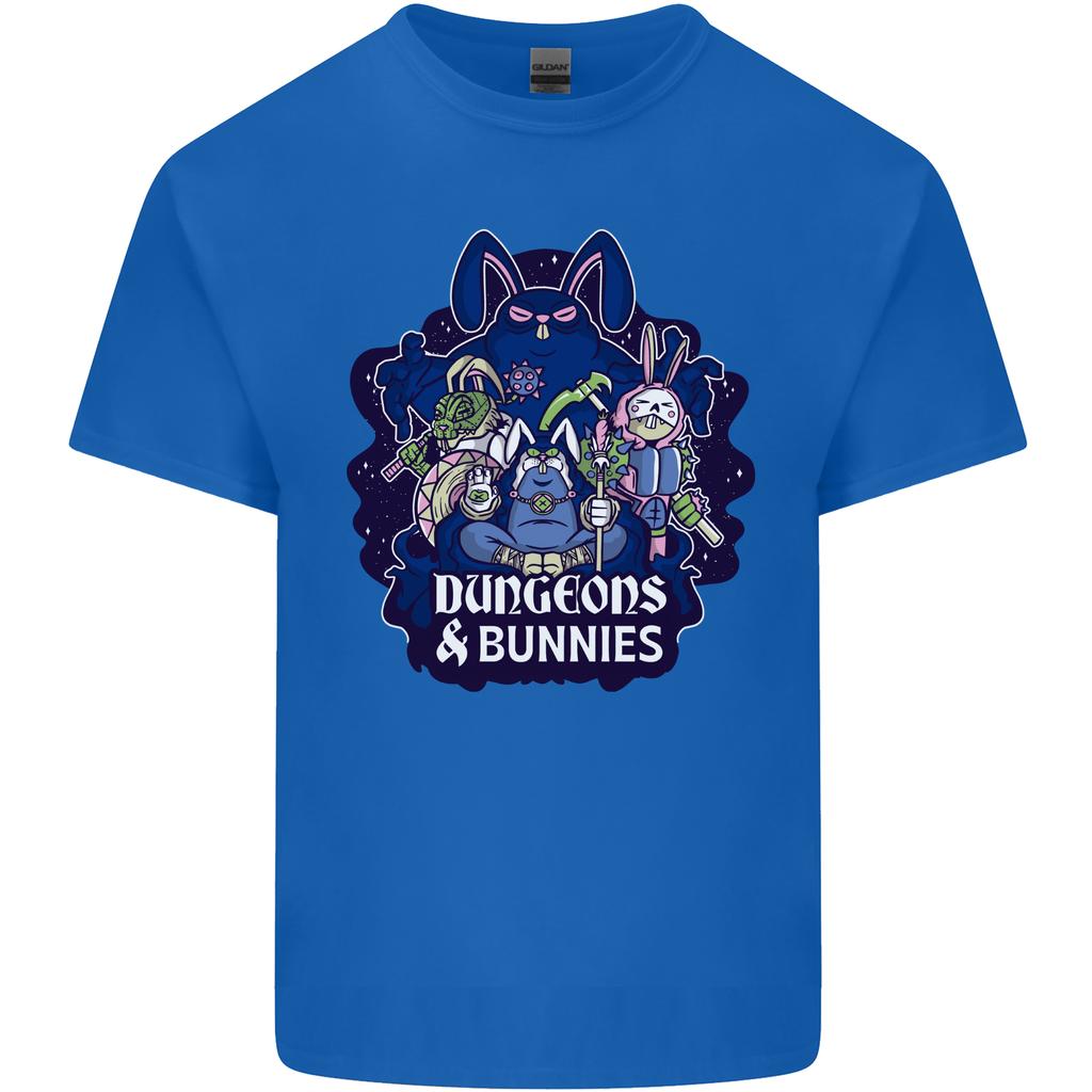 Dungeons Bunnies Role Play Games RPG Unisexs Light Cotton TShirt