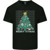 Фитнес Merry Fitmas Рождественская елка Спортзал Мужская легкая хлопковая футболка Унисекс футболка