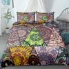 Luxury Boho Mandala Duvet Cover Set Bohemian Bedding Sets Mandala Print Comforter Cover King Size Double Bed Set Quilt Cover