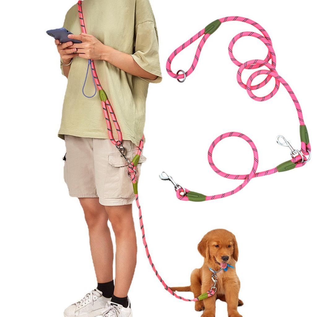 Multifunctional Hands-Free Dog Leash Reflective Dog Leash Crossbody Leash For Small And Medium-Sized Dogs Walking And Running
