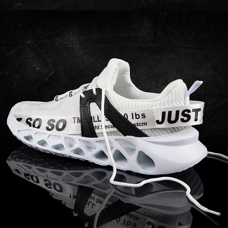 36-48 Мужская/женская летающая тканая подошва из ЭВА, легкая сетчатая удобная подкладка, уличная спортивная обувь для отдыха