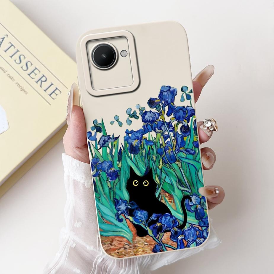 For Realme C30 Case Realme C30s RMX3690 Cute Fashion Cartoon Cover Soft Silicone Phone Case For Realme C30 C30s RealmeC30 Bumper