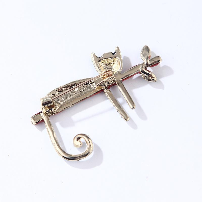 Милые броши с ленивым пятнистым котом для женщин и мужчин, унисекс, модная эмалированная брошь в виде животного, булавки, ювелирные изделия, подарки, аксессуары для одежды