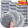 20/1PCS Double-side Dishwashing Sponges Silver Wire Cleaning Sponge Pot Dish Wash Sponge Oil Removal Scouring Pads for Kitchen Cleaning