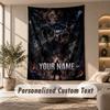 Tapestry Custom Name Text, Wall Hanging Tapestry Home Room DecorResident Evil