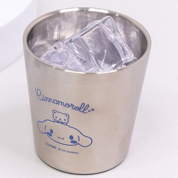 Двойная чашка Lilpang Cinnamoroll из нержавеющей стали, разные цвета, 2 шт.