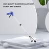 Aluminum Alloy Reacher Grabber Tool Strong Rubber Suction Cups for Indoor/Outdoor/Workplace/Home Waste Leaves Pick Folding Trash