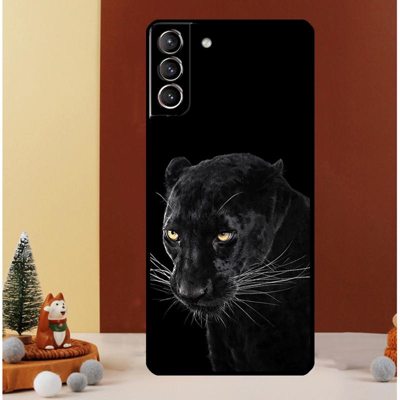 Чехол Cheetah Panther Snow Cheetah для Samsung Galaxy S25 S26 Ultra S21 S22 S20 S23 S24 Ultra S10 Plus S25 FE Чехол Funda
