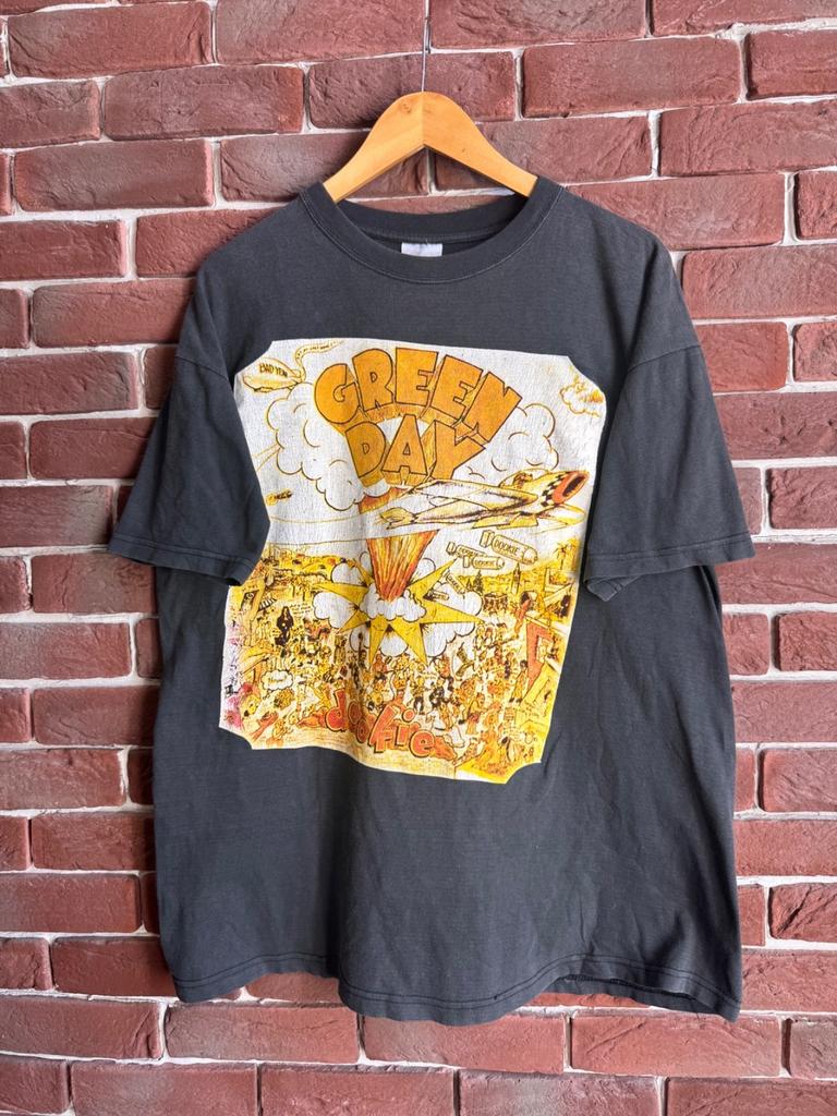Rare Vintage 90s Green Day Dookie Punk Band Tshirt Grail xxl black Unisex T-Shirt