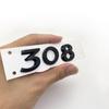 For Peugeot 206 207 208 301 308 307 408 508 3D Chrome Black Letters Badges ABS Car Fender Rear Trunk Sticker Accessories
