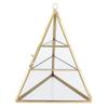 Jewelry Storage Rack Pyramid Shape 3 Layers Decorative Display Stand for Earrings Necklaces