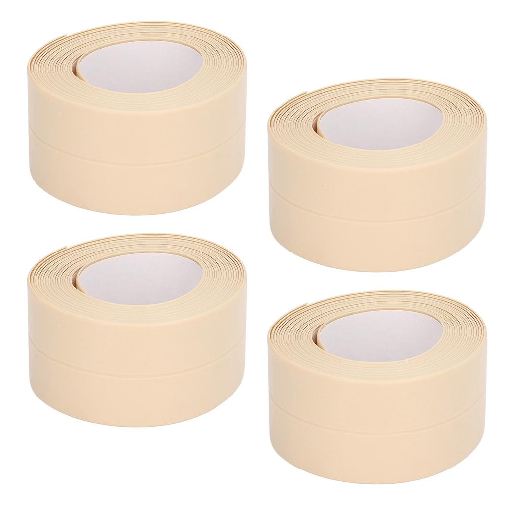 4 шт. Кухонная герметизирующая лента ПВХ Водонепроницаемая Самоклеящаяся Уплотнительная лента для Раковины в ванной комнате