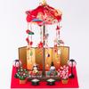 Ryukodo Hina Doll Tabletop Hanging Ring Ornament Children Hina Width 30cm X Depth 25cm X Height 37cm