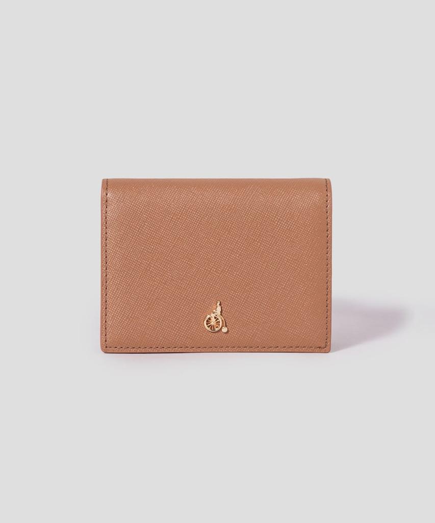 Аксессуар Beanpole Lucy Saffiano Двухстворчатый держатель для визиток - Кирпичный
