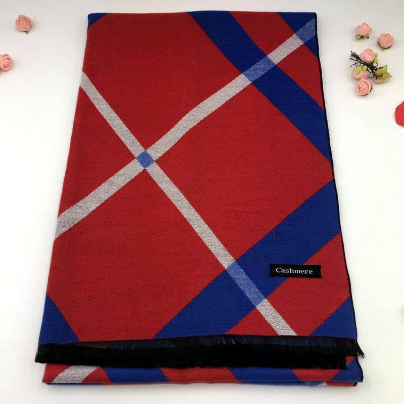 Autumn and Winter New Versatile Tassel Imitation Cashmere Jacquard Scarf Women's High-end Scarf Shawl Factory