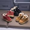 Children's Shoes Plush Short Boots Winter Warm Shoes Snow Boots Size 21-30