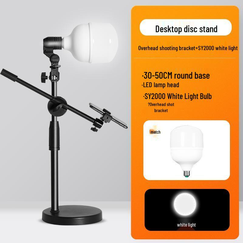 Профессиональная настольная стойка для освещения для фуд-фотографии для видео и прямых трансляций в помещении