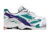 Мужские кроссовки Mizuno Wave Rider 10 Белый Серебристый Бирюзовый Фиолетовый Белый/Бирюзовый/Фиолетовый