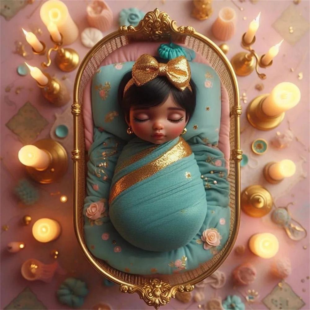 Disney Мультяшная 5D Алмазная Живопись Полная Алмазов DIY Алмазная Живопись, Наносимая Вручную Серия «Принцесса» Декоративный Набор для Живописи