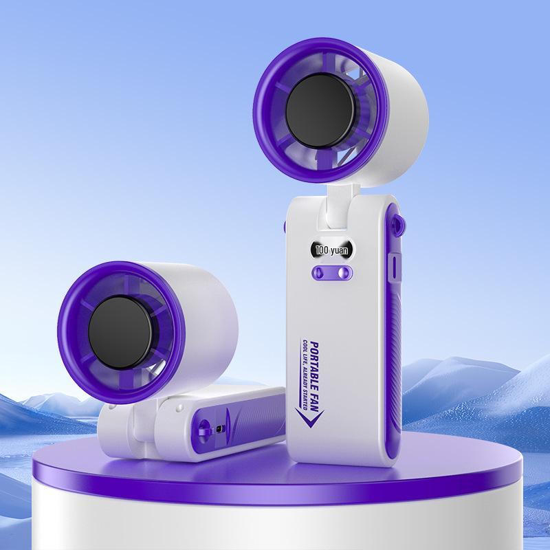 Rechargeable High-Speed Portable Folding Mini Fan with Large Capacity
