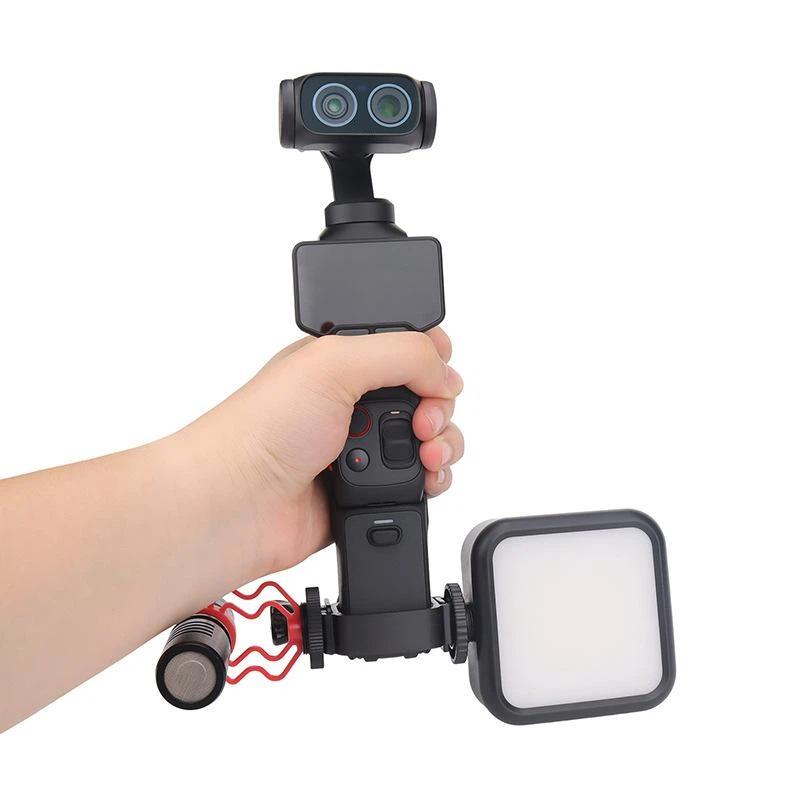 Camera Expansion Housing Case Cage Bracket for Insta360 Luna Ultra Universal Accessory Mount for Vlogger Outdoor Shooting